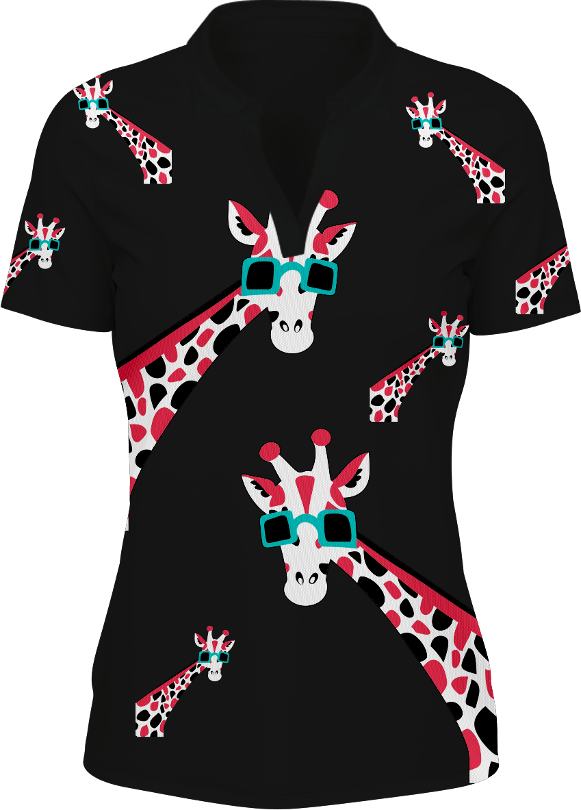Gigi Giraffe Women's Polo