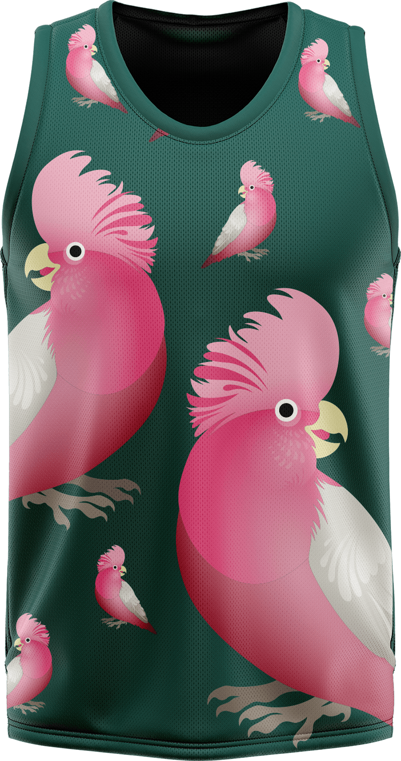 Glama Galah Basketball Jersey - fungear.com.au