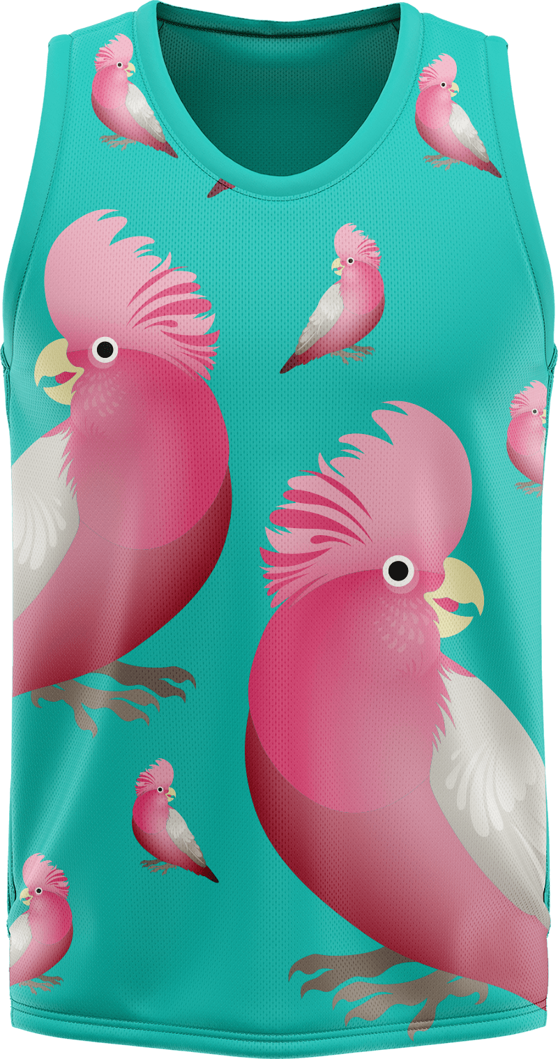 Glama Galah Basketball Jersey - fungear.com.au