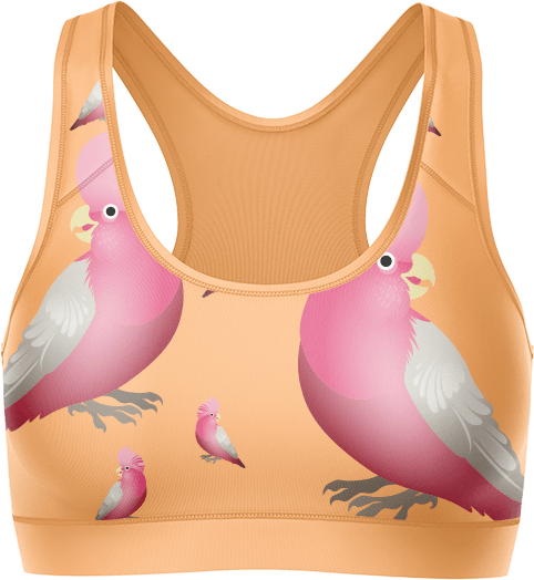 Glama Galah Crop Top - fungear.com.au