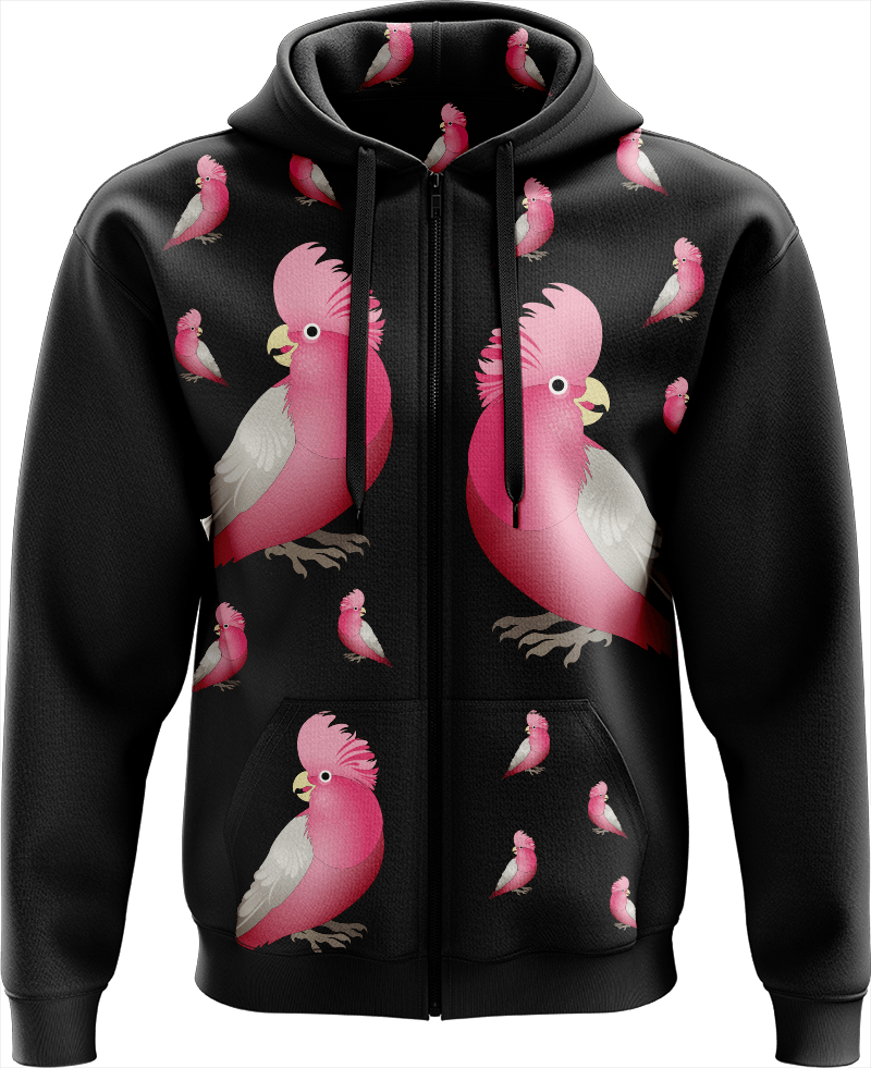 Glama Galah Full Zip Hoodies Jacket - fungear.com.au