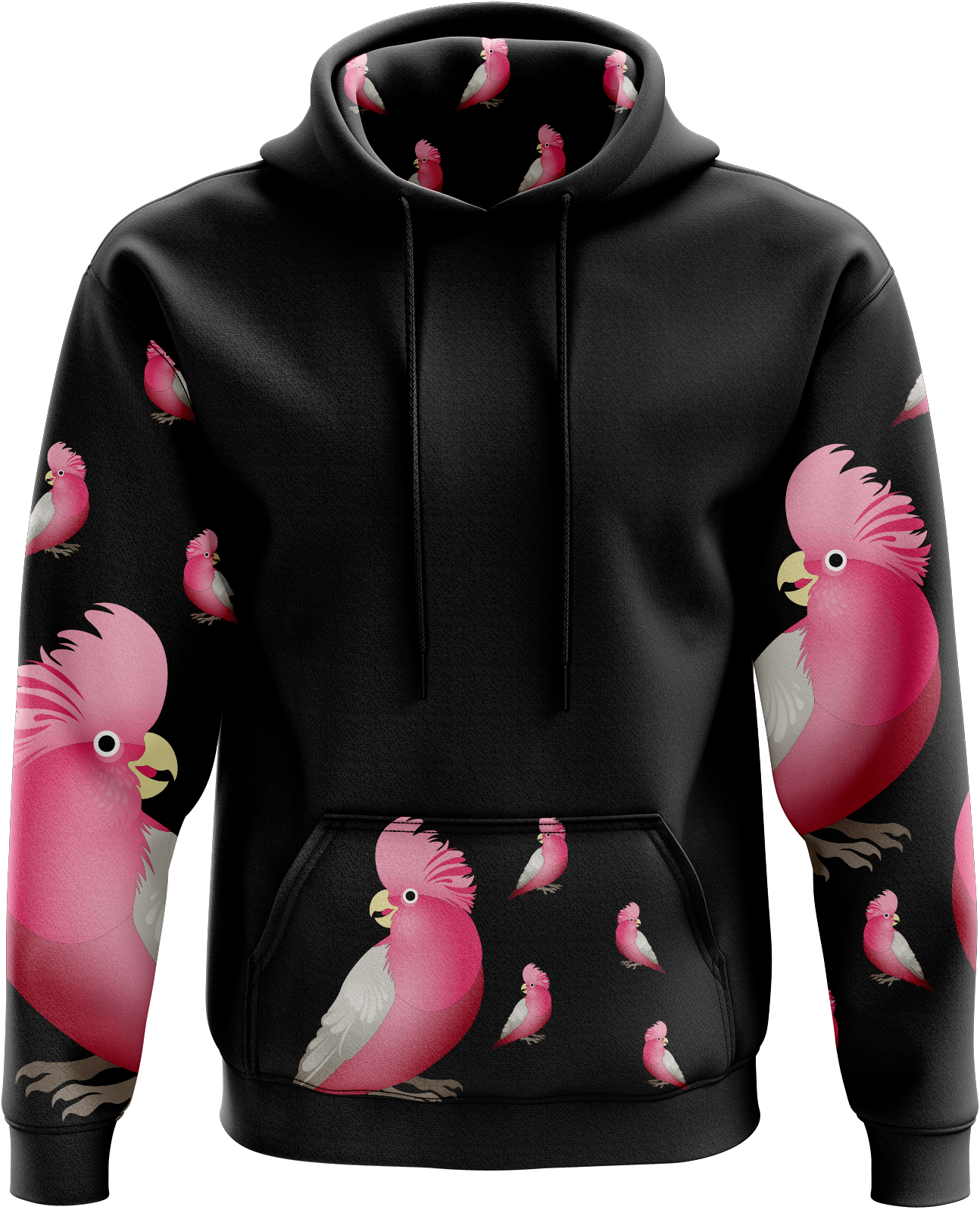 Glama Galah Hoodies - fungear.com.au