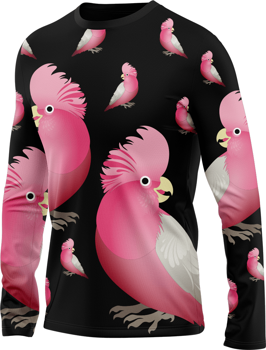 Glama Galah Rash T-Shirt Long Sleeve - fungear.com.au