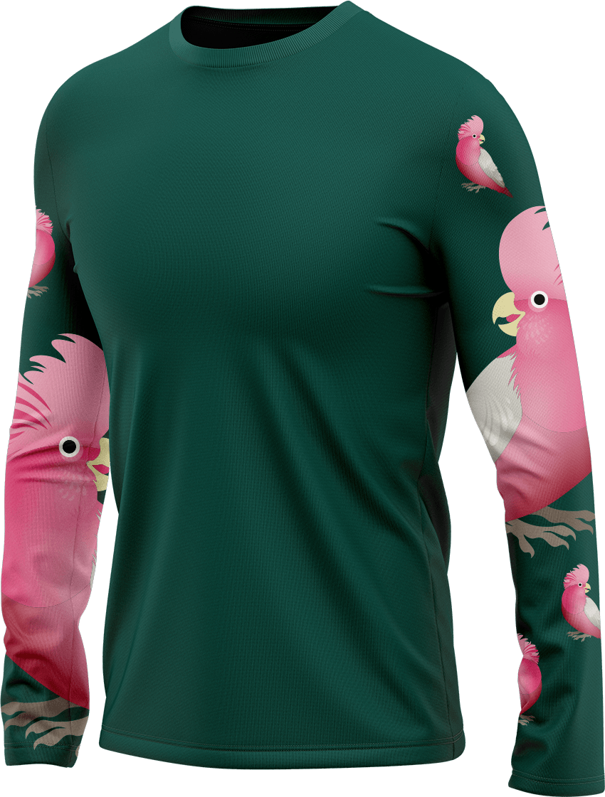 Glama Galah Rash T-Shirt Long Sleeve - fungear.com.au
