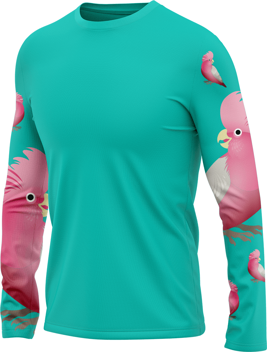 Glama Galah Rash T-Shirt Long Sleeve - fungear.com.au