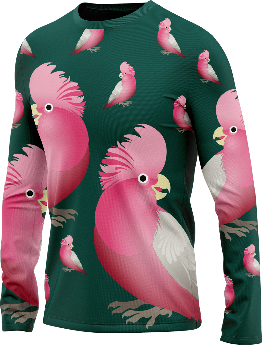 Glama Galah Rash T-Shirt Long Sleeve - fungear.com.au