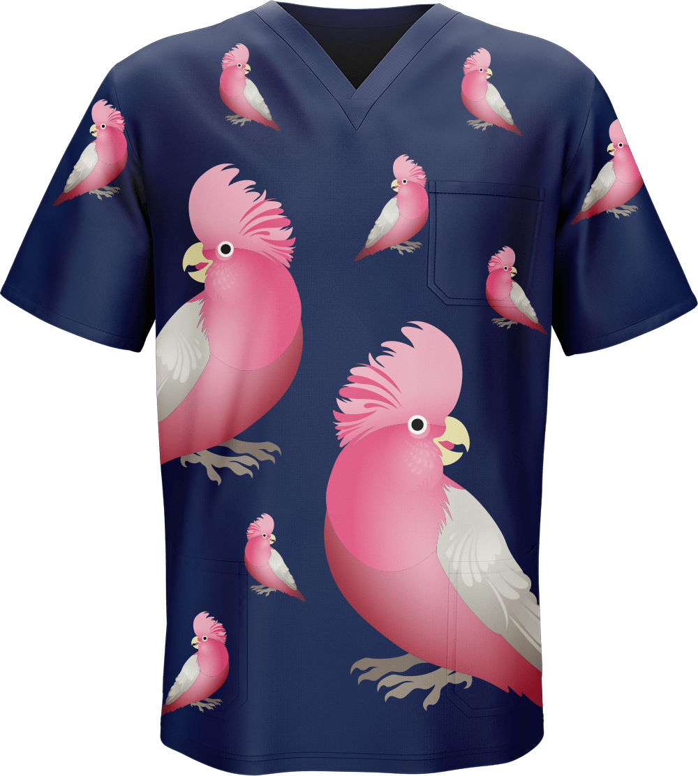 Glama Galah Scrubs - fungear.com.au
