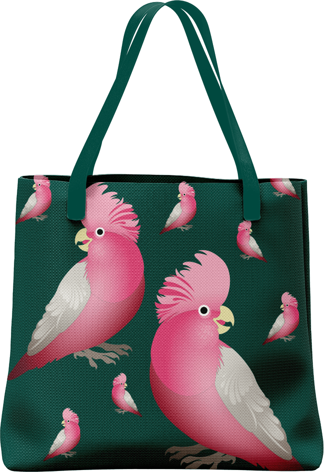 Glama Galah Tote Bag - fungear.com.au