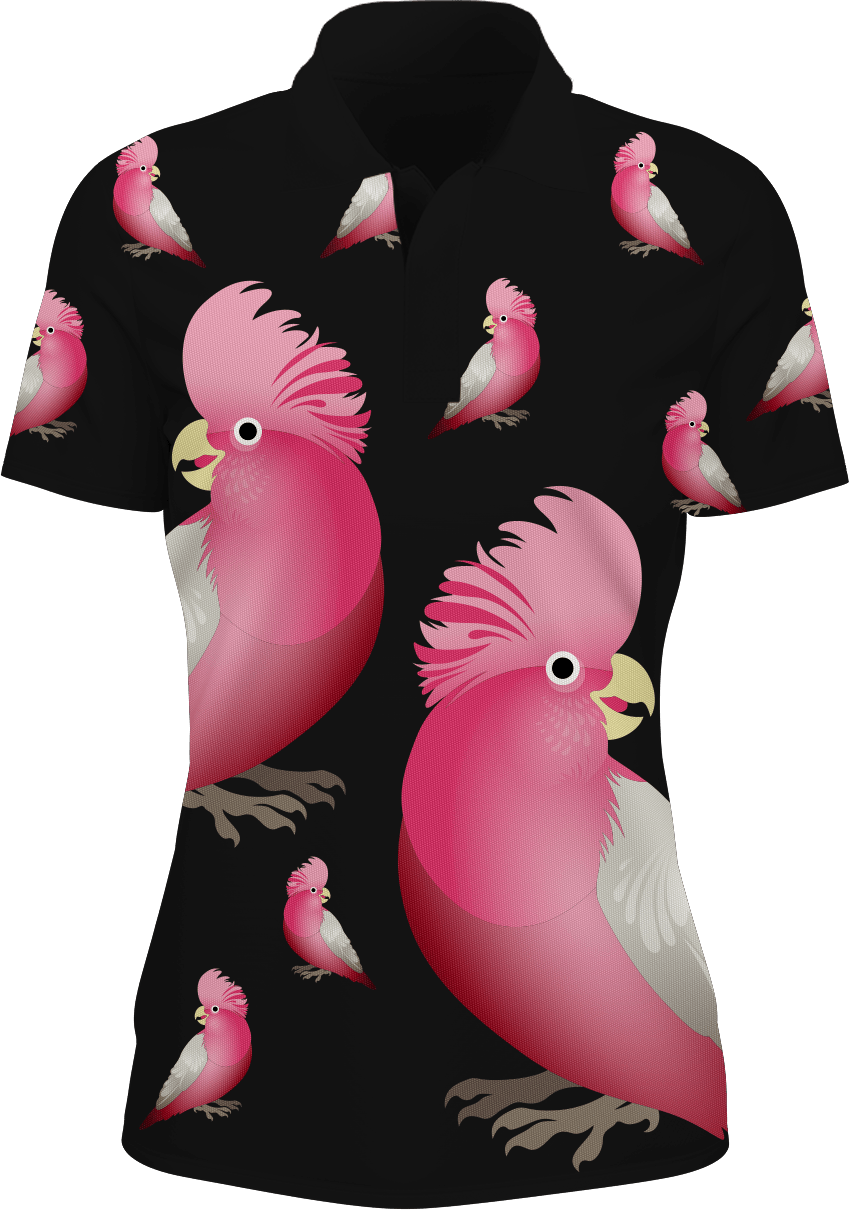 Glama Galah Women's Polo - fungear.com.au