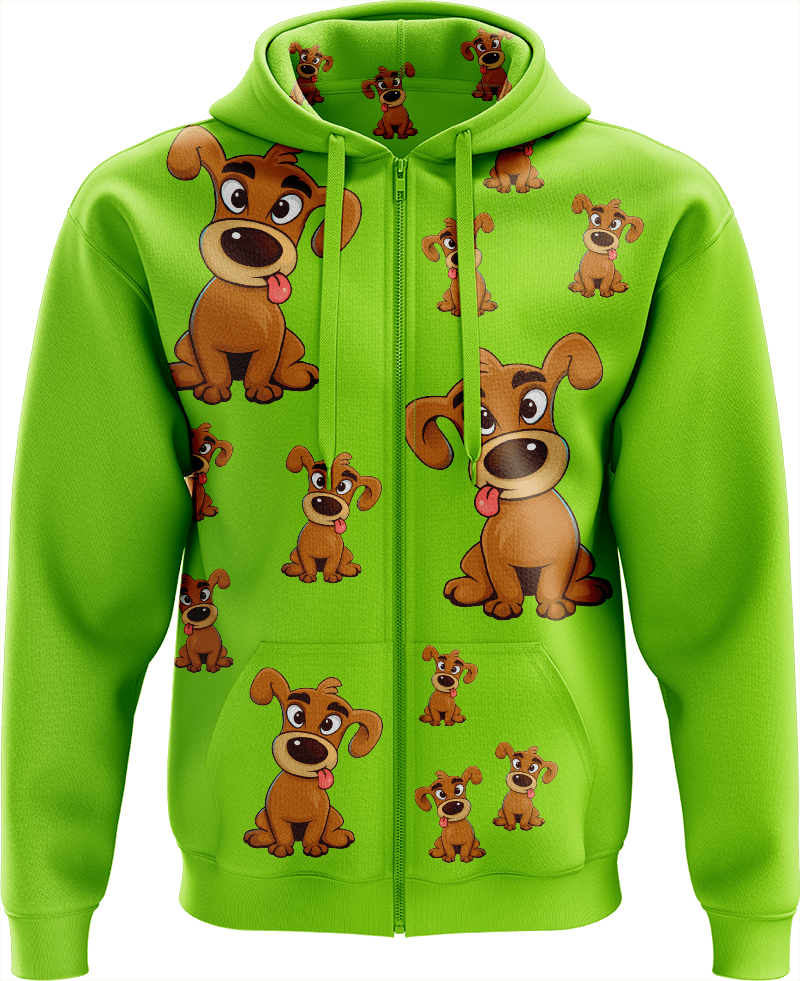 Goofy Woofy Full Zip Hoodies Jacket - fungear.com.au