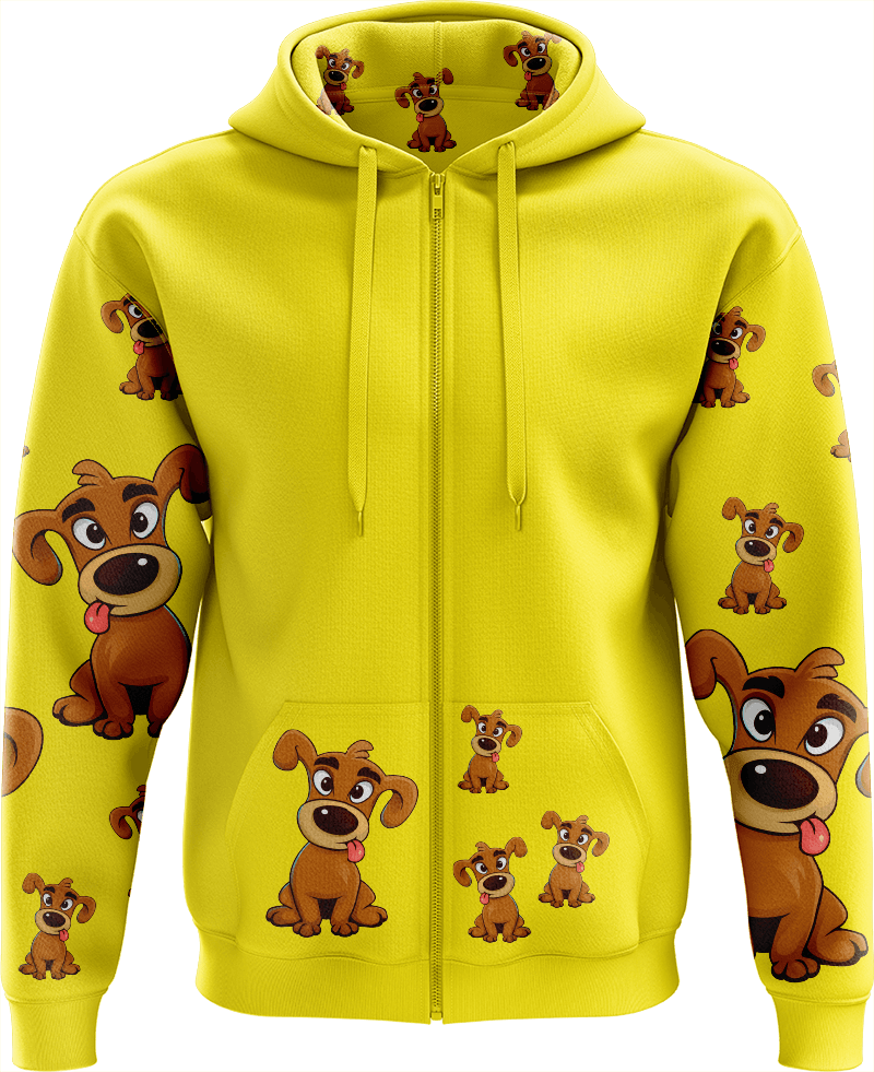 Goofy Woofy Full Zip Hoodies Jacket - fungear.com.au