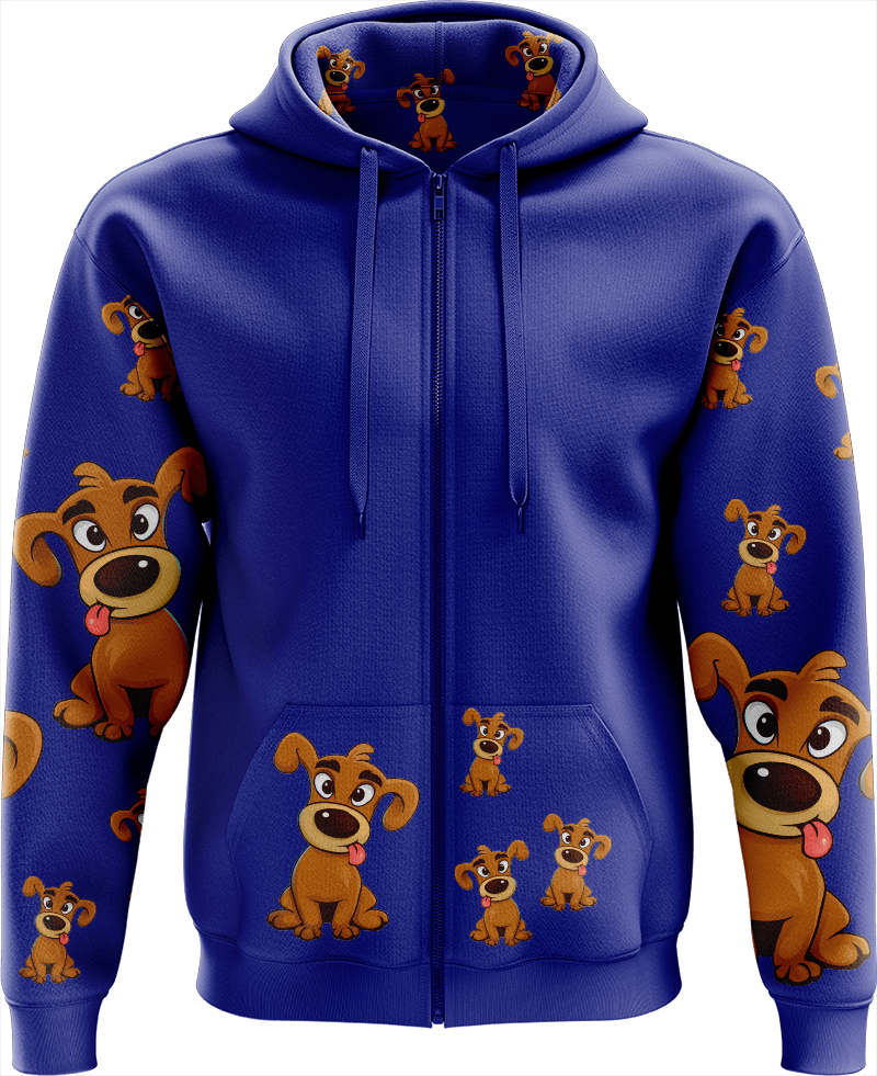 Goofy Woofy Full Zip Hoodies Jacket - fungear.com.au