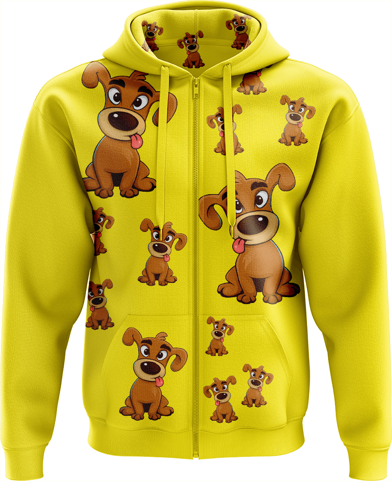 Goofy Woofy Full Zip Hoodies Jacket - fungear.com.au