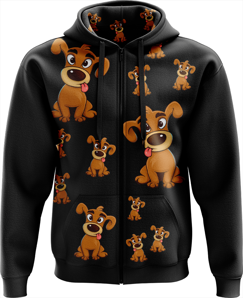 Goofy Woofy Full Zip Hoodies Jacket - fungear.com.au
