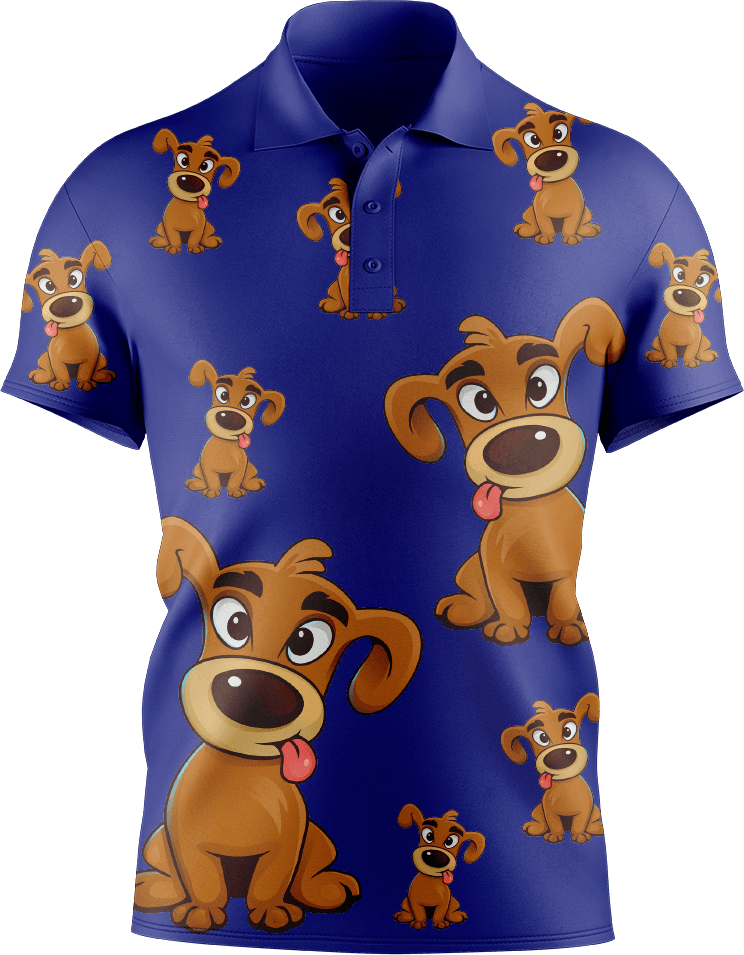 Goofy Woofy Men's Short Sleeve Polo - fungear.com.au