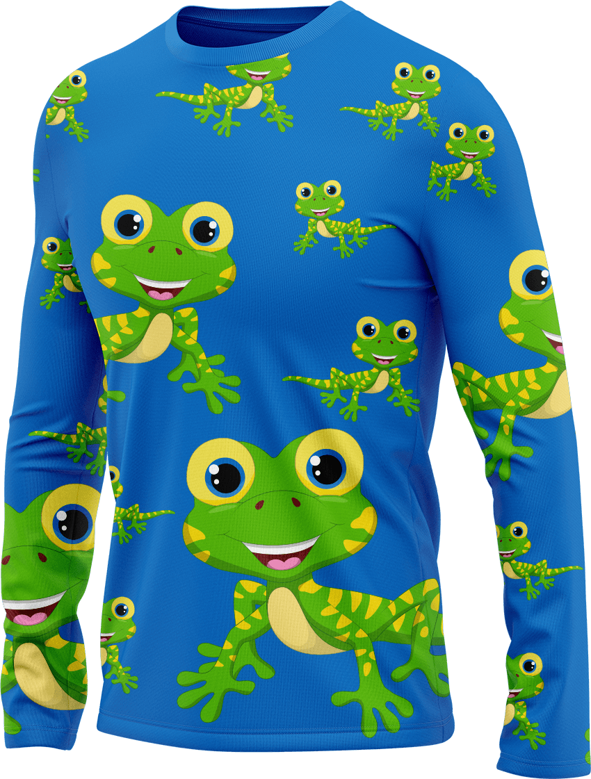 Gordon Gecko Rash T-Shirt Long Sleeve - fungear.com.au