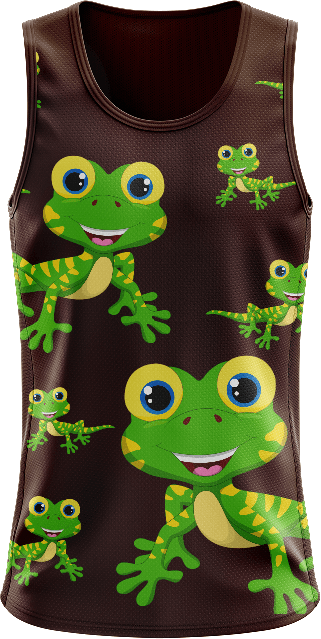 Gordon Gecko Singlets - fungear.com.au