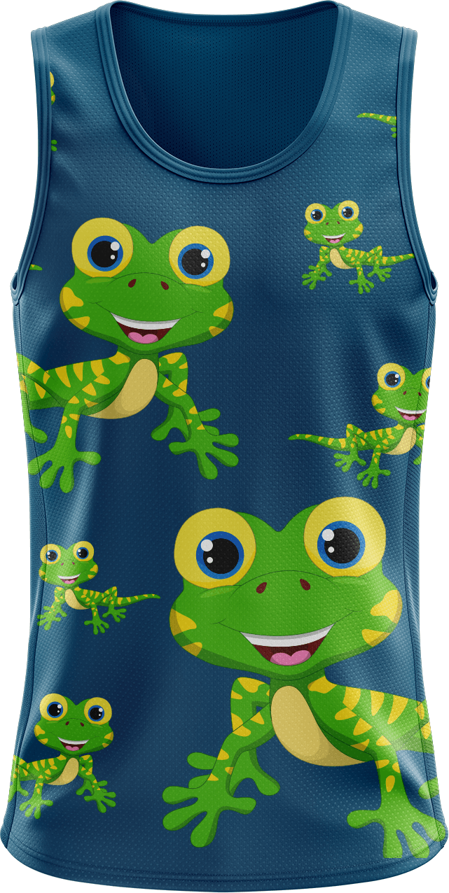 Gordon Gecko Singlets - fungear.com.au