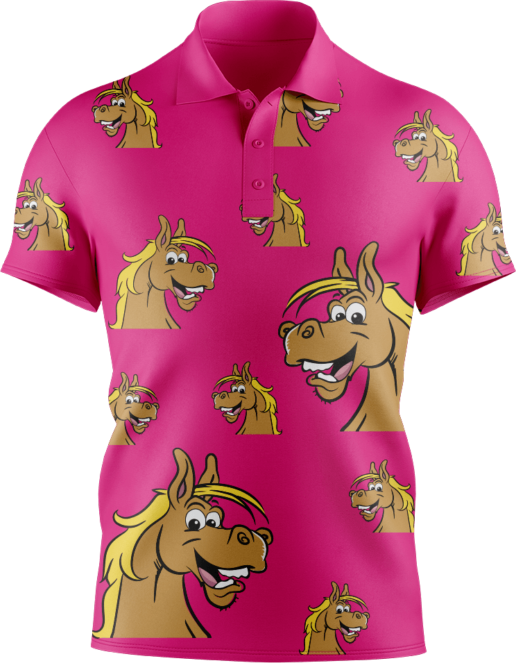 Hero Horse Men's Short Sleeve Polo - fungear.com.au