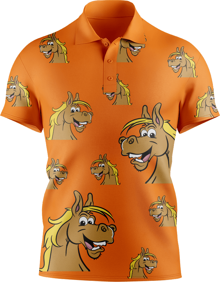 Hero Horse Men's Short Sleeve Polo - fungear.com.au