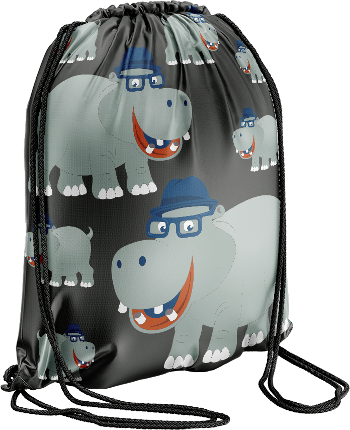 Hungry Hippo Back Bag