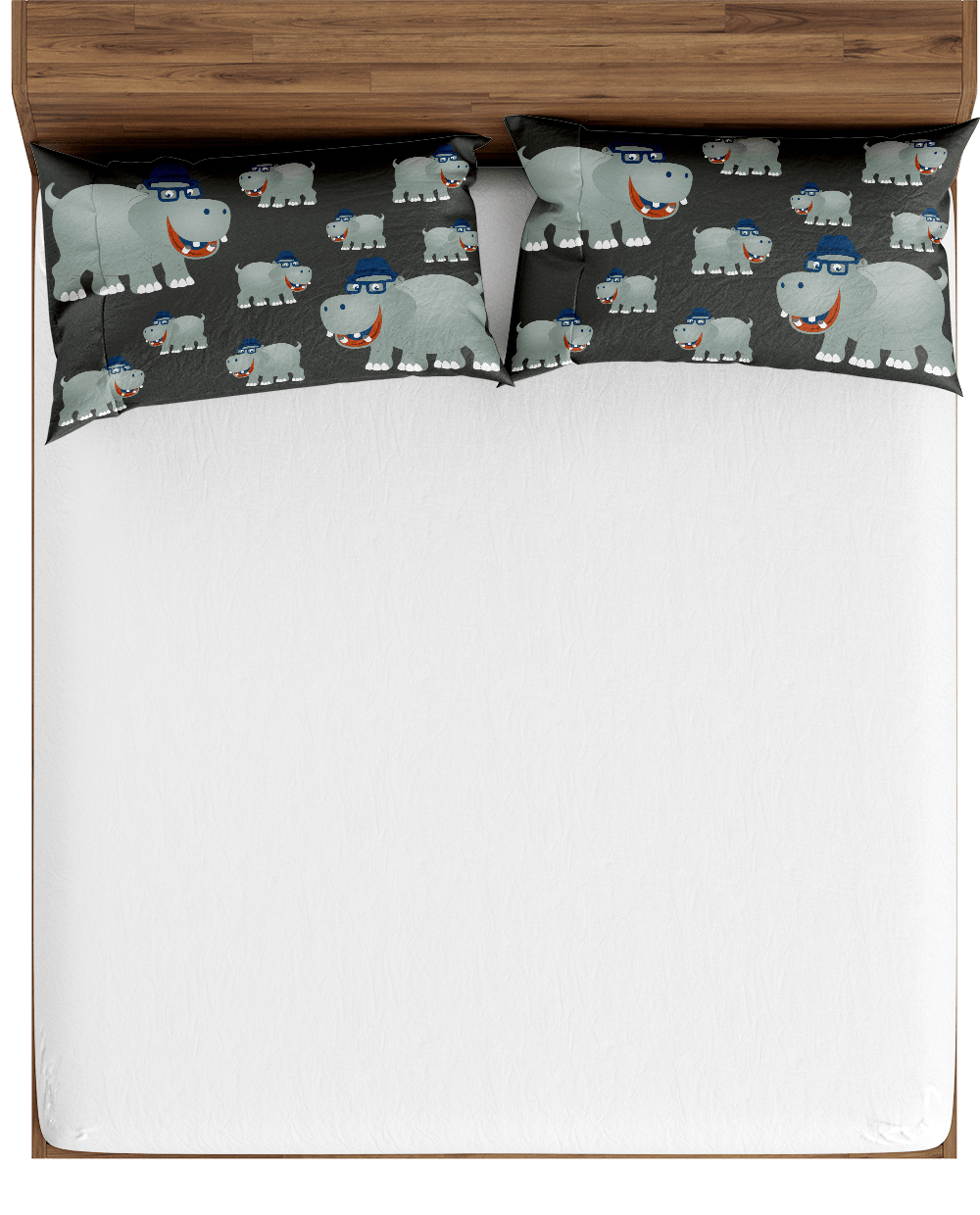 Hungry Hippo Bed Pillows