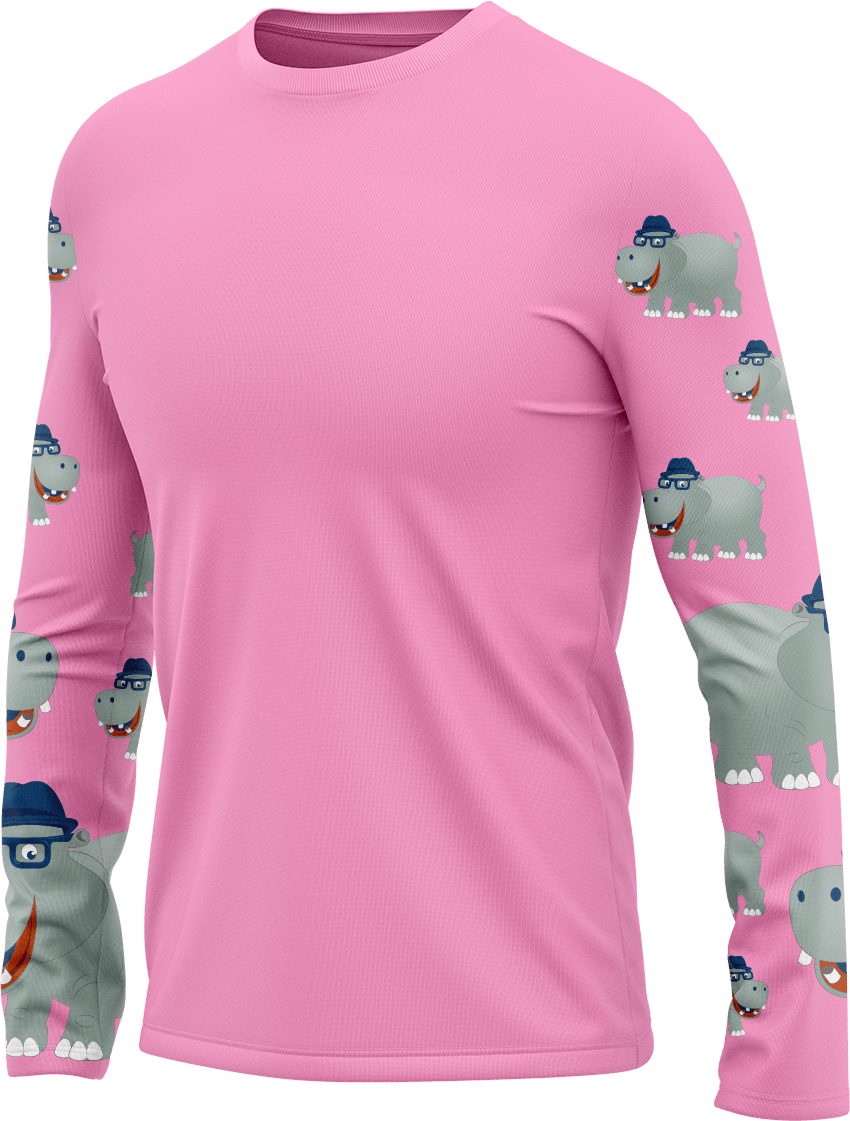 Hungry Hippo Rash Shirt Long Sleeve - fungear.com.au