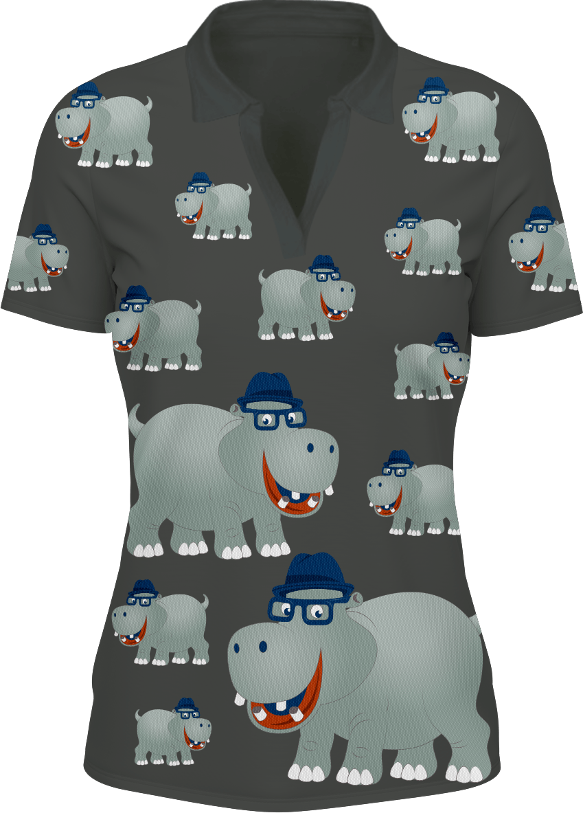 Hungry Hippo Women's Polo - fungear.com.au
