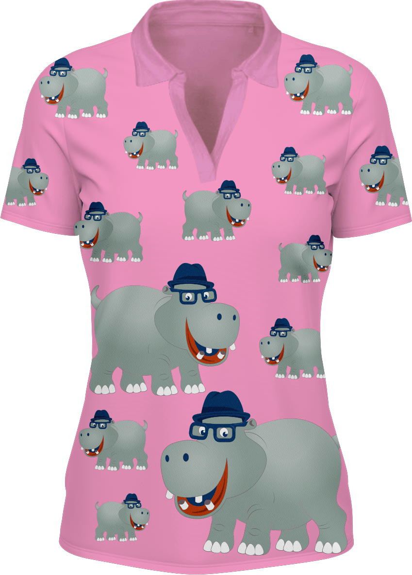 Hungry Hippo Women's Polo - fungear.com.au