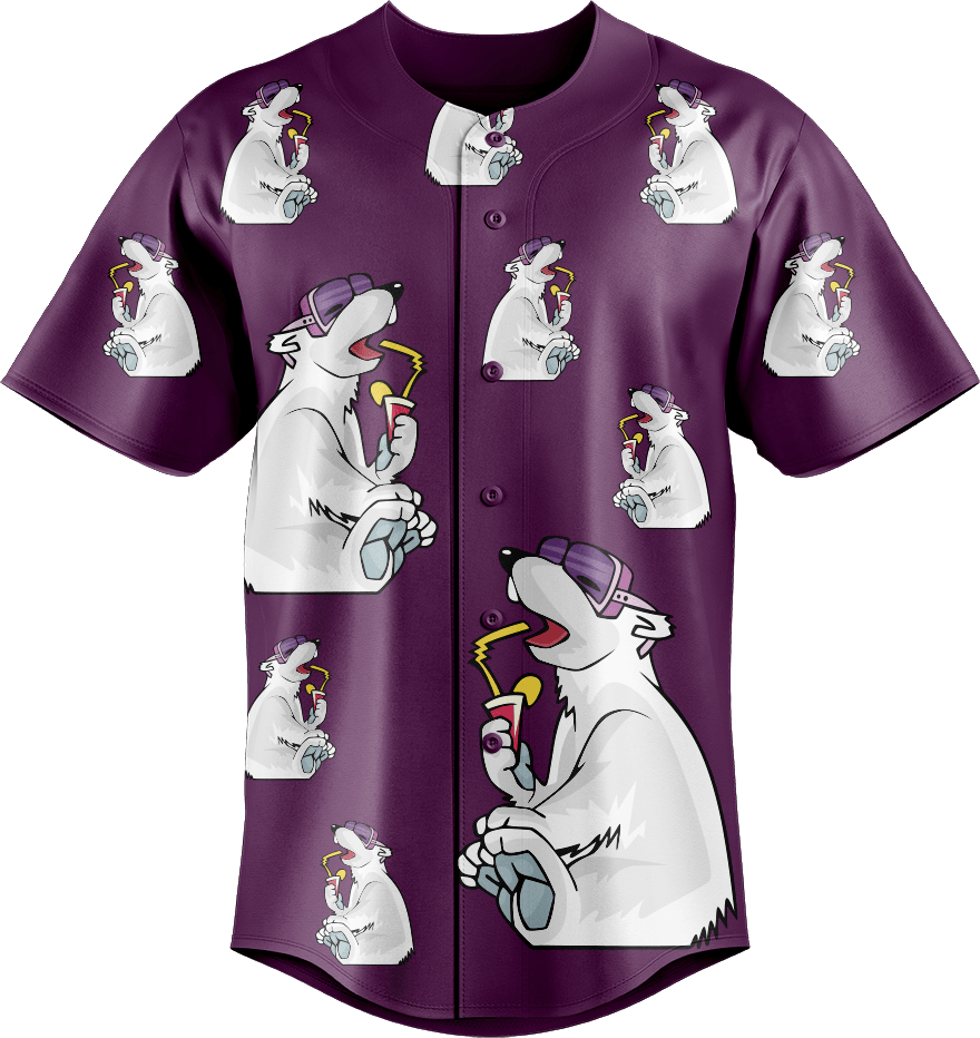 Ice Bear Baseball Jerseys - fungear.com.au