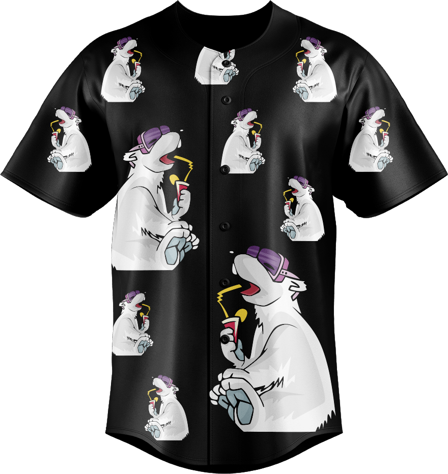 Ice Bear Baseball Jerseys - fungear.com.au