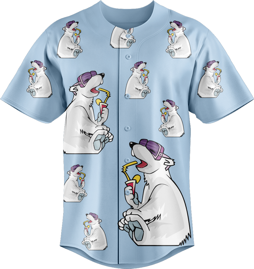 Ice Bear Baseball Jerseys - fungear.com.au