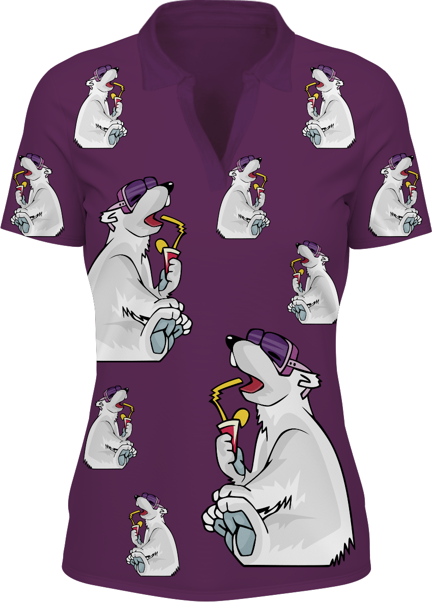 Ice Bear Women's Polo - fungear.com.au