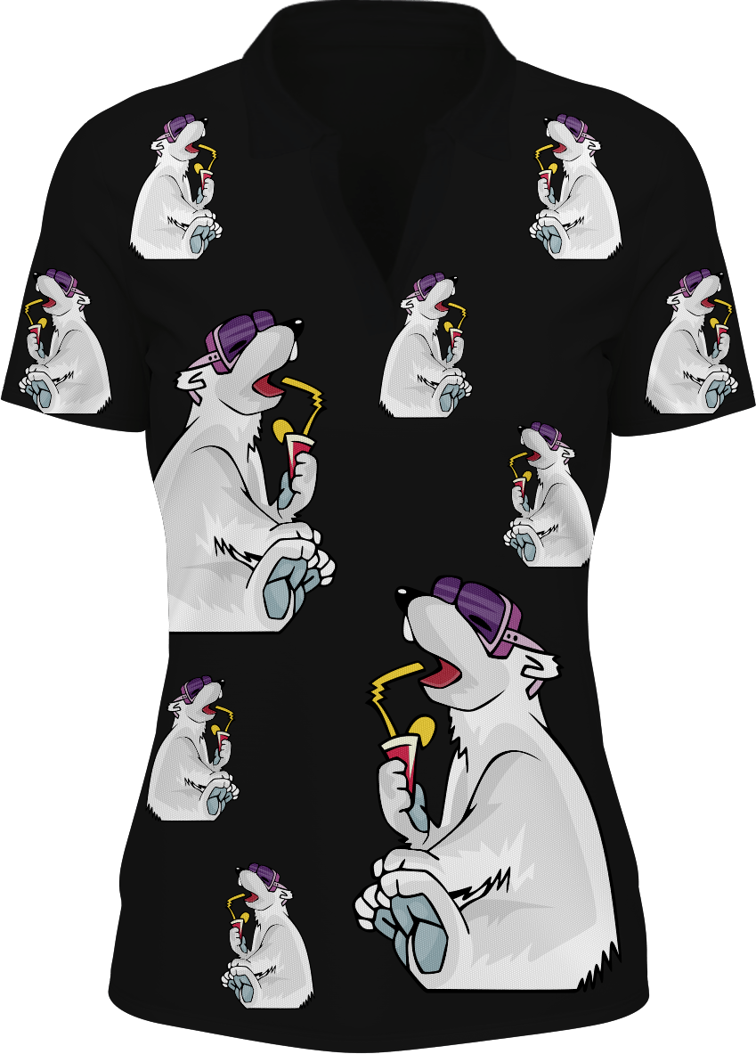 Ice Bear Women's Polo - fungear.com.au