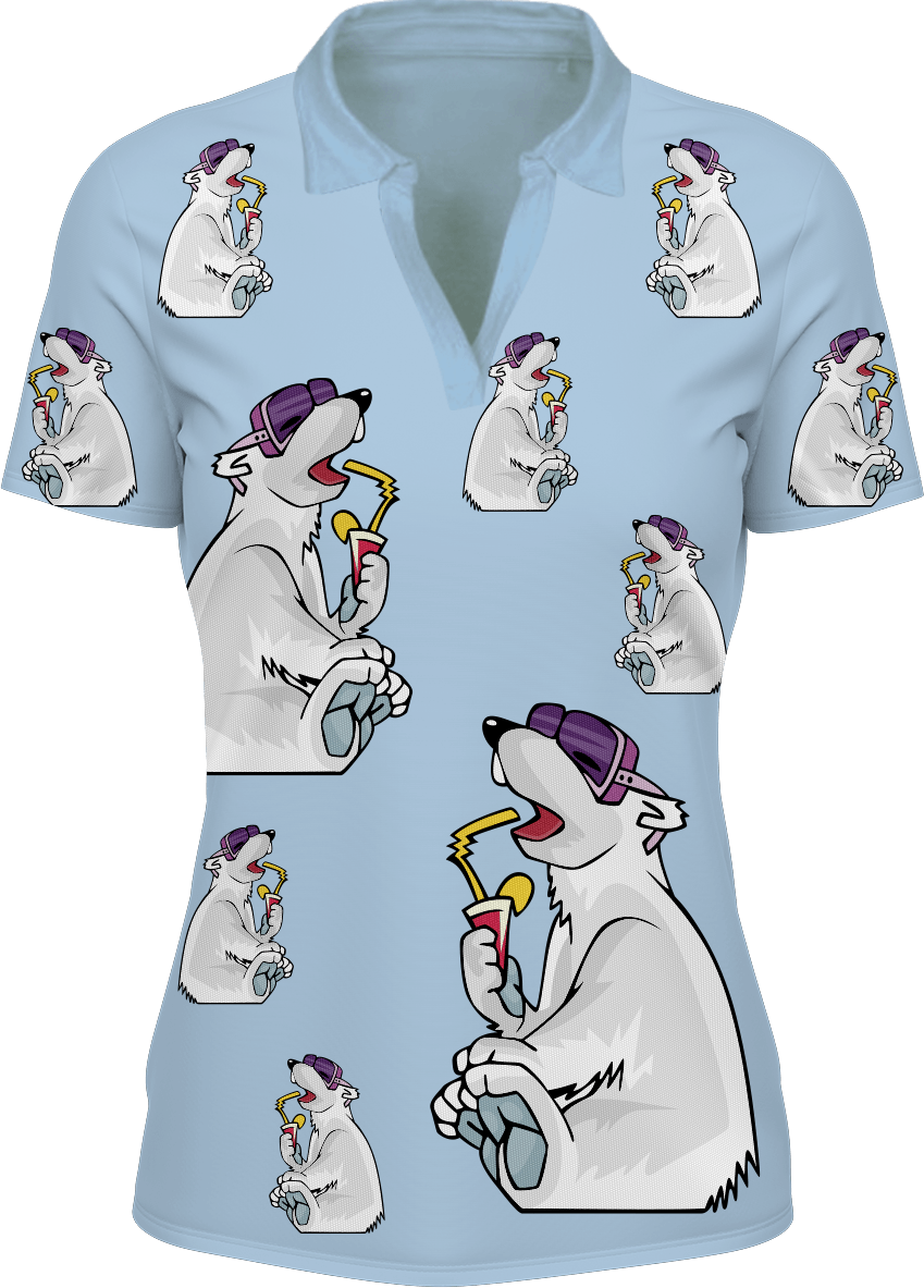 Ice Bear Women's Polo - fungear.com.au