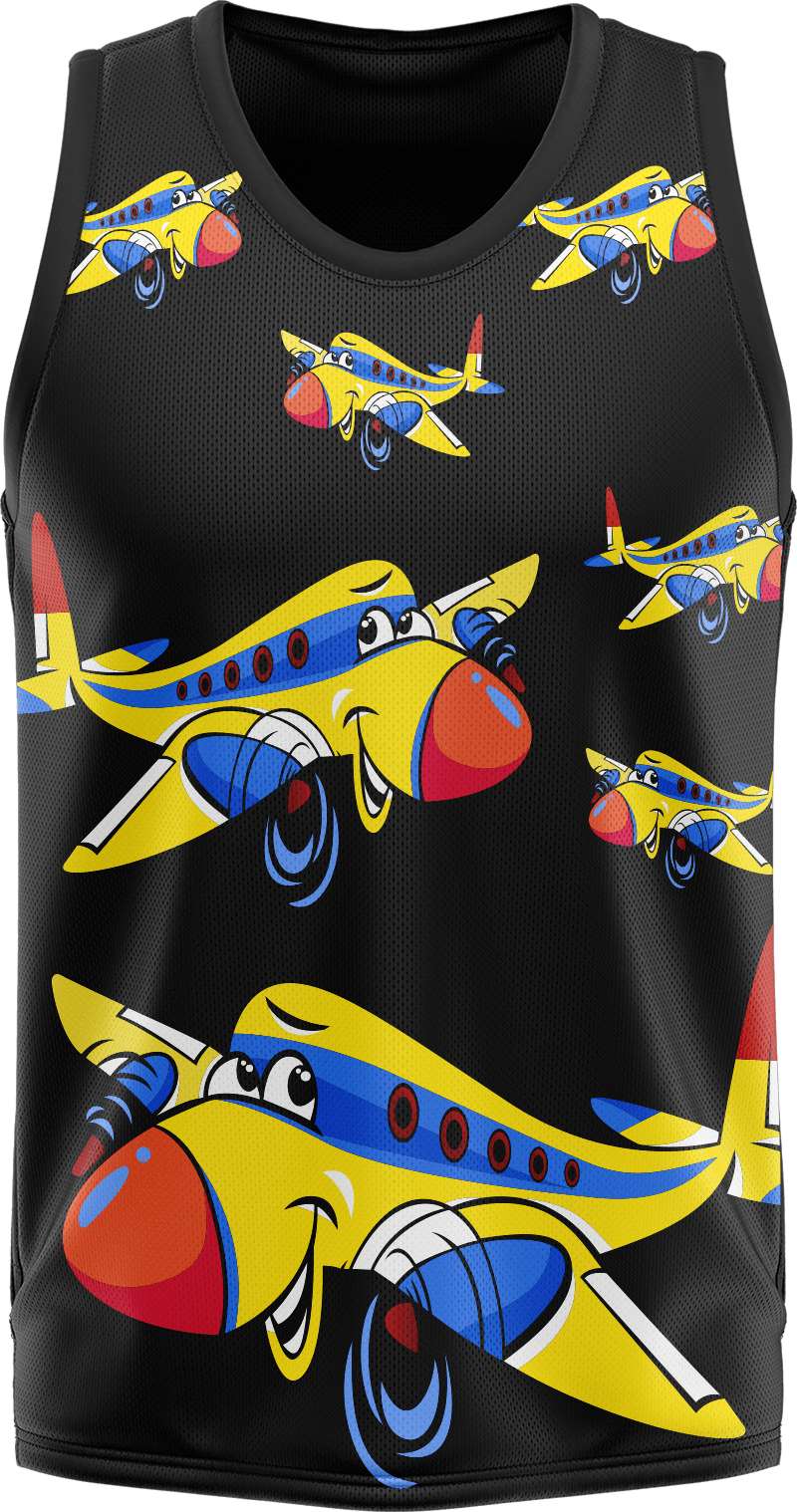 Jet Plane Basketball Jersey