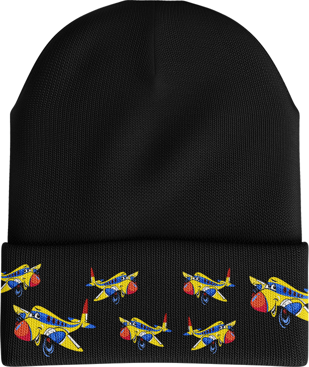 Jet Plane Beanie - fungear.com.au