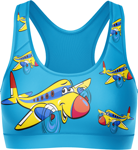 Jet Plane Crop Top - fungear.com.au