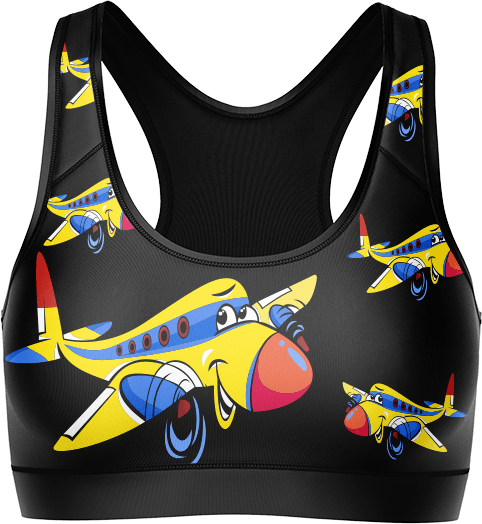 Jet Plane Crop Top - fungear.com.au
