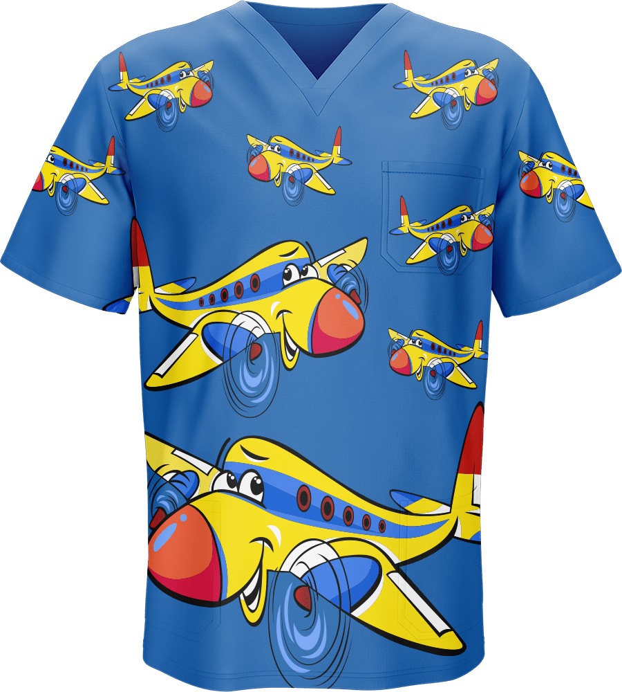 Jet Plane Scrubs - fungear.com.au
