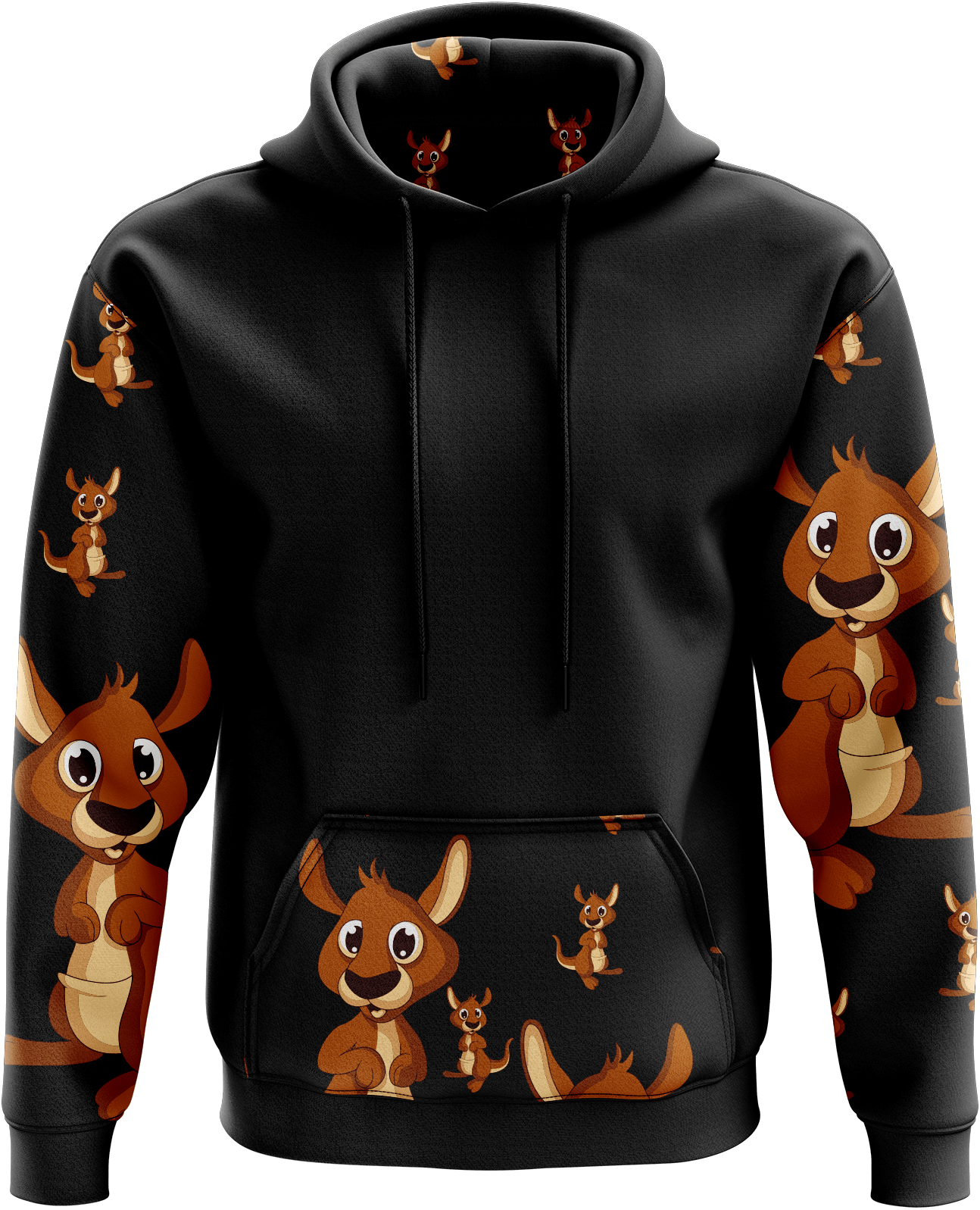Kanga Back Hoodies - fungear.com.au