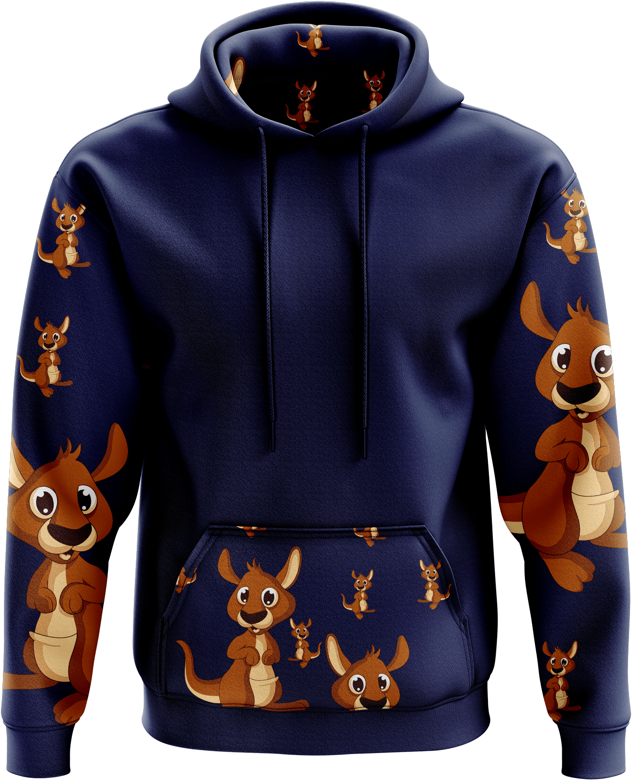 Kanga Back Hoodies - fungear.com.au