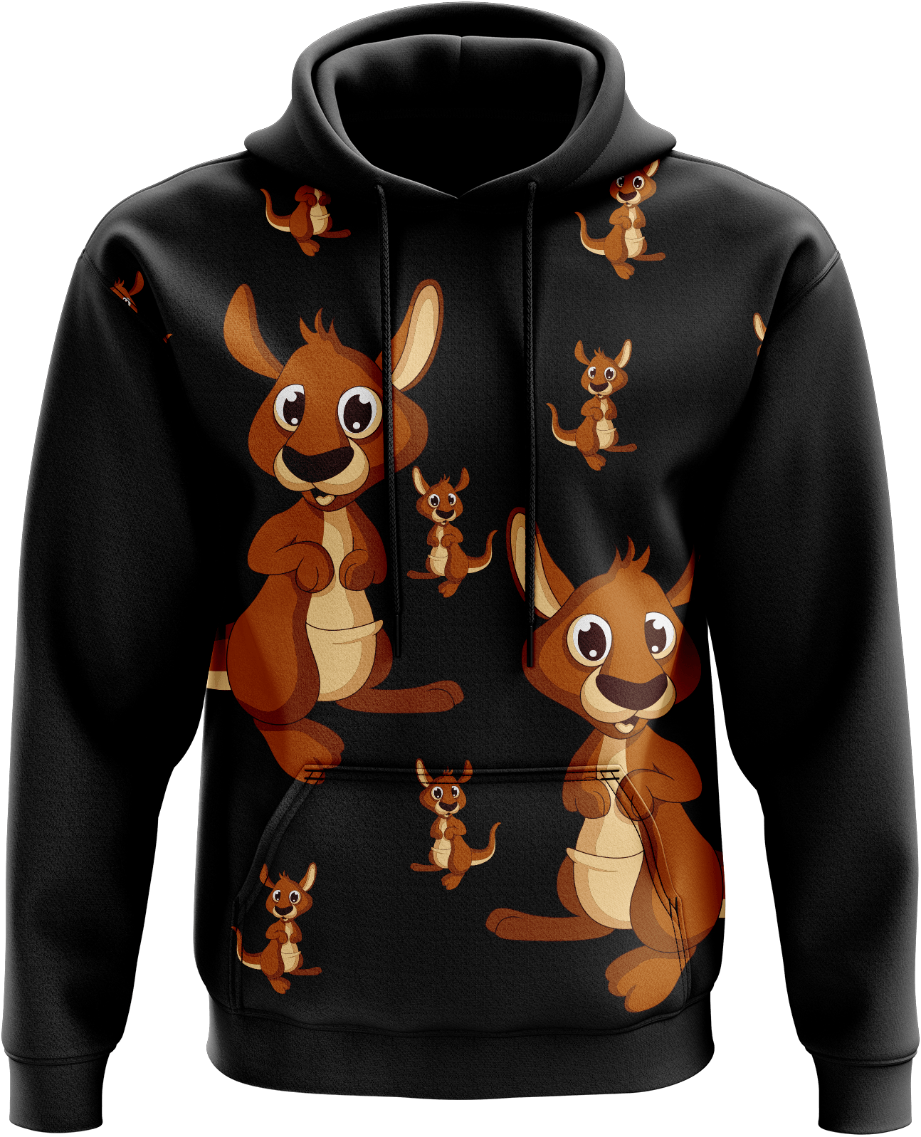 Kanga Back Hoodies - fungear.com.au