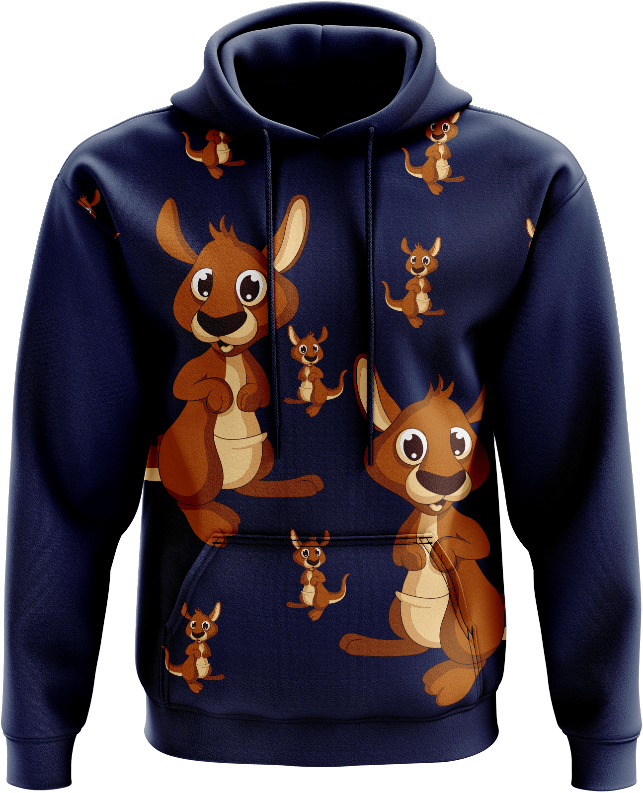 Kanga Back Hoodies - fungear.com.au