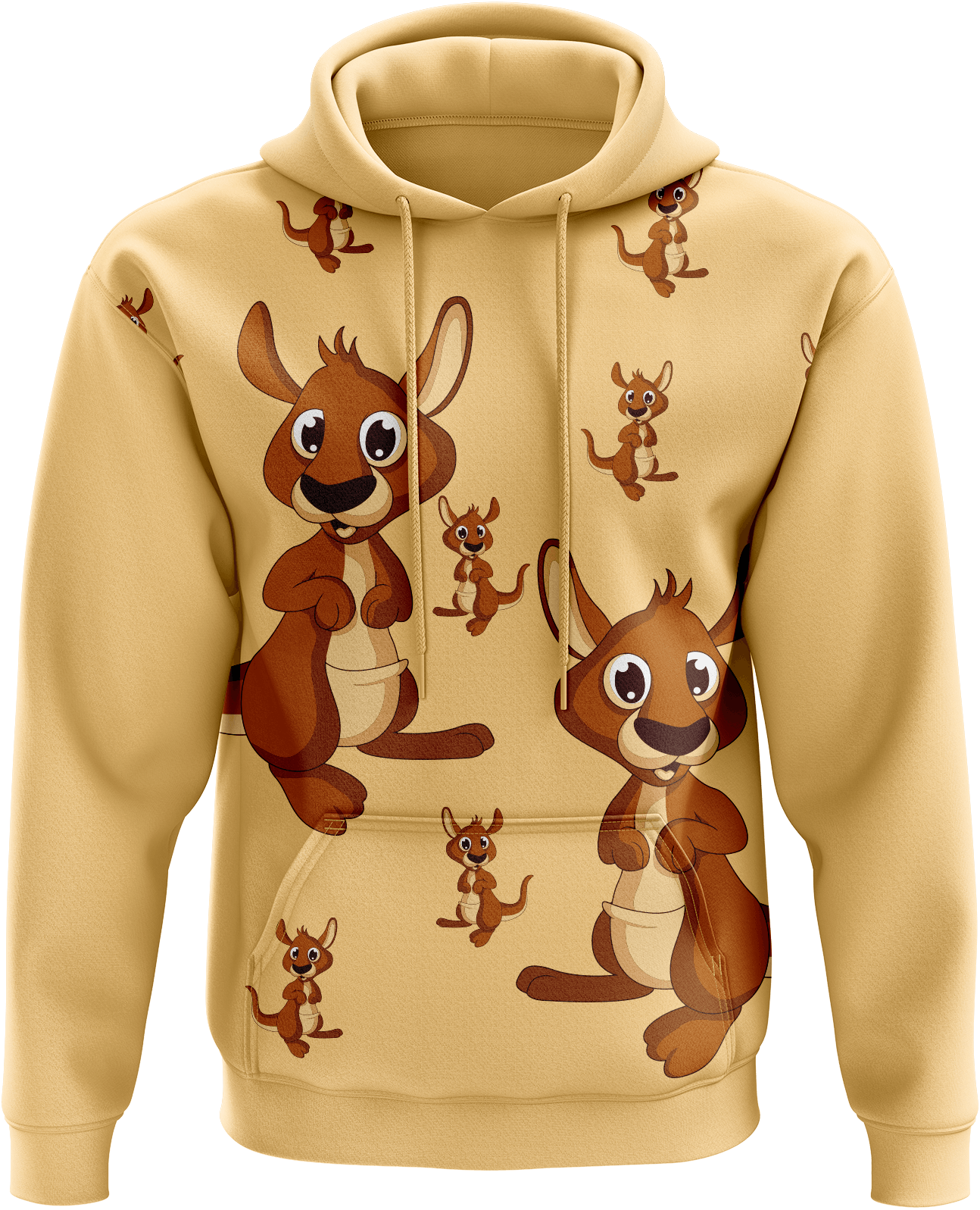 Kanga Back Hoodies - fungear.com.au