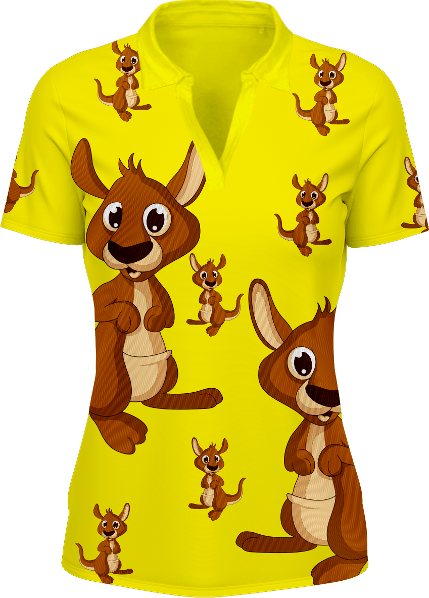 Kanga Back Women's Polo - fungear.com.au