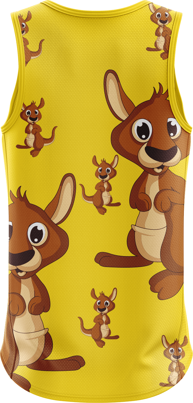 Kanga Singlets - fungear.com.au