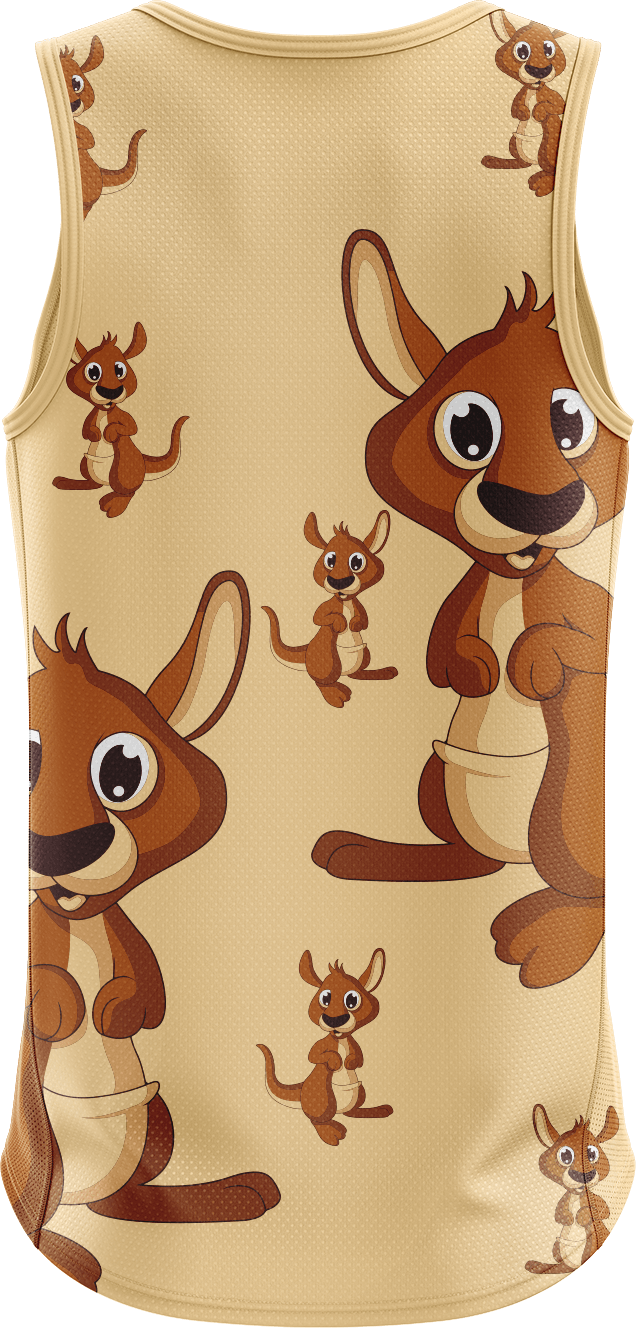 Kanga Singlets - fungear.com.au