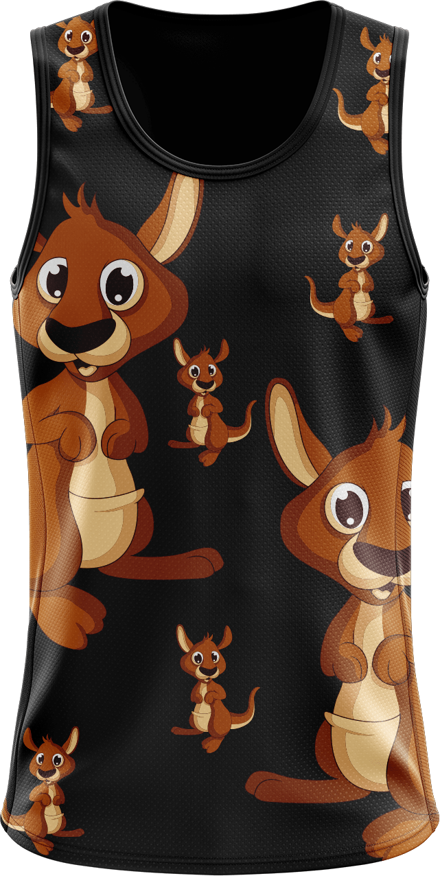 Kanga Singlets - fungear.com.au