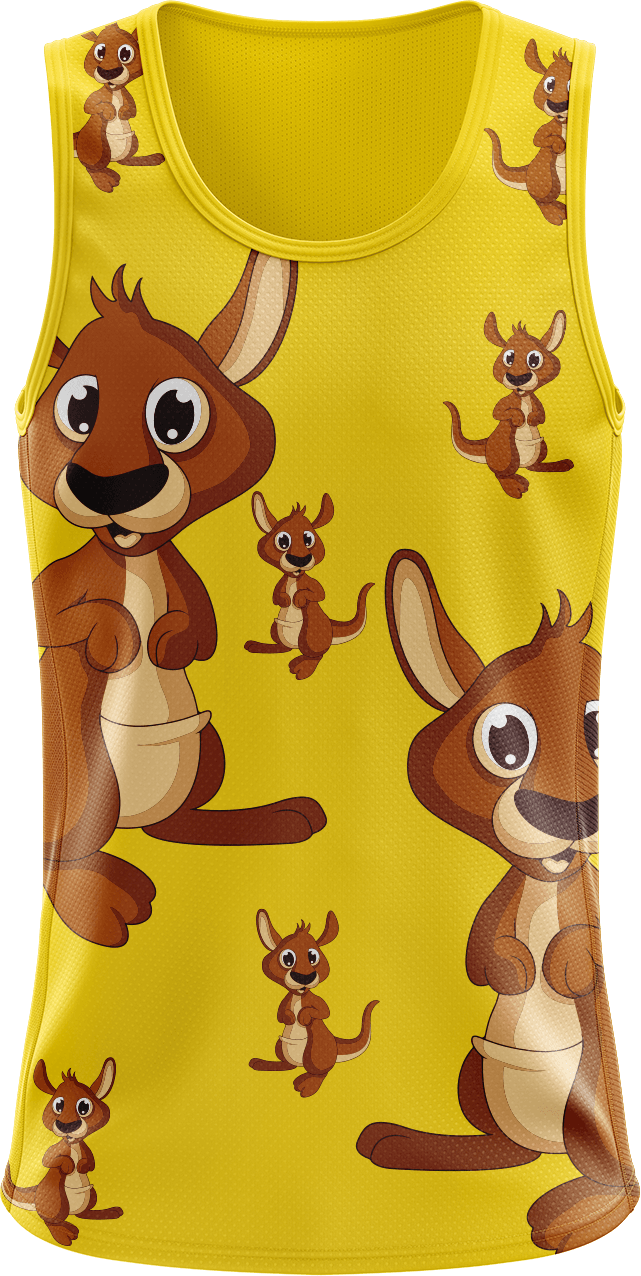 Kanga Singlets - fungear.com.au